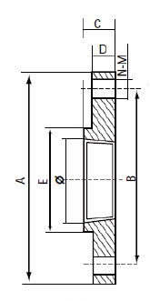 companion iron flange cast dimensions blind flanges reducing